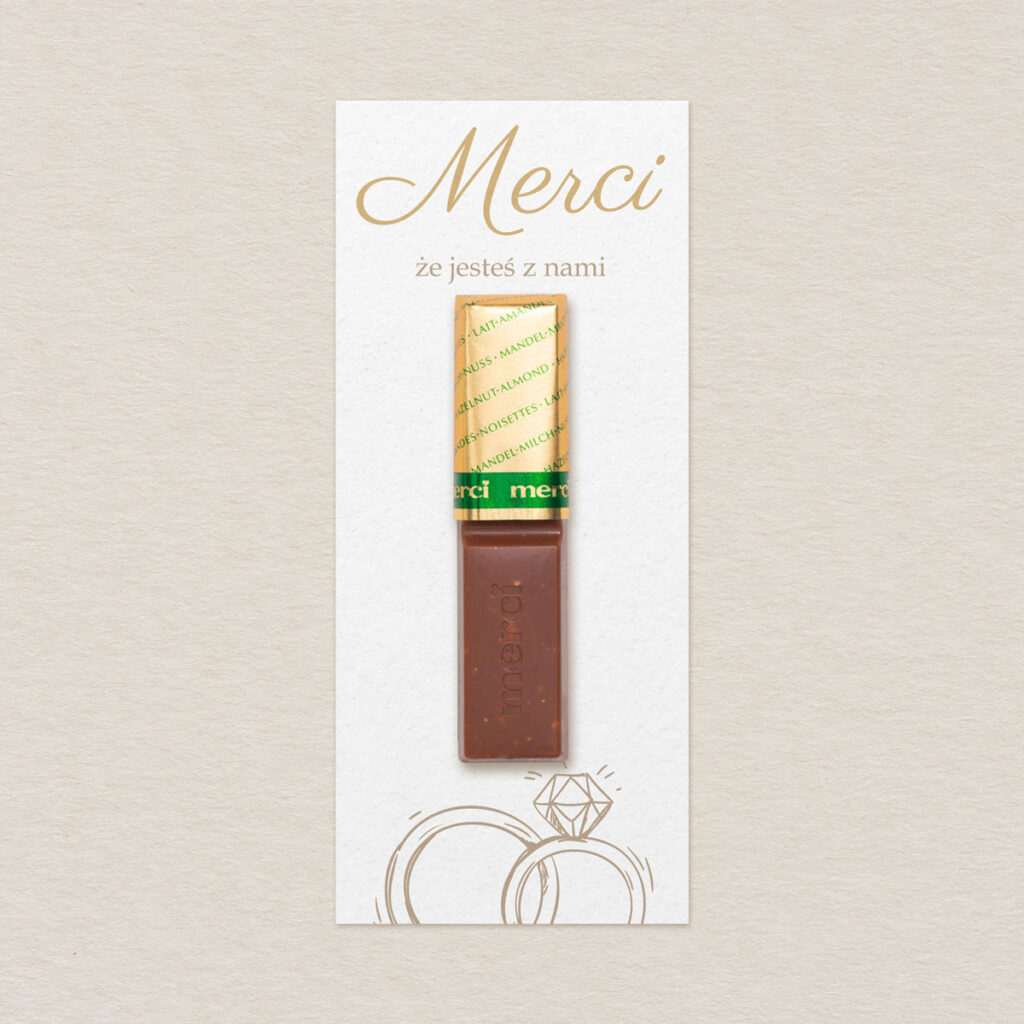 Merci do zaproszeń Światowe z mapą