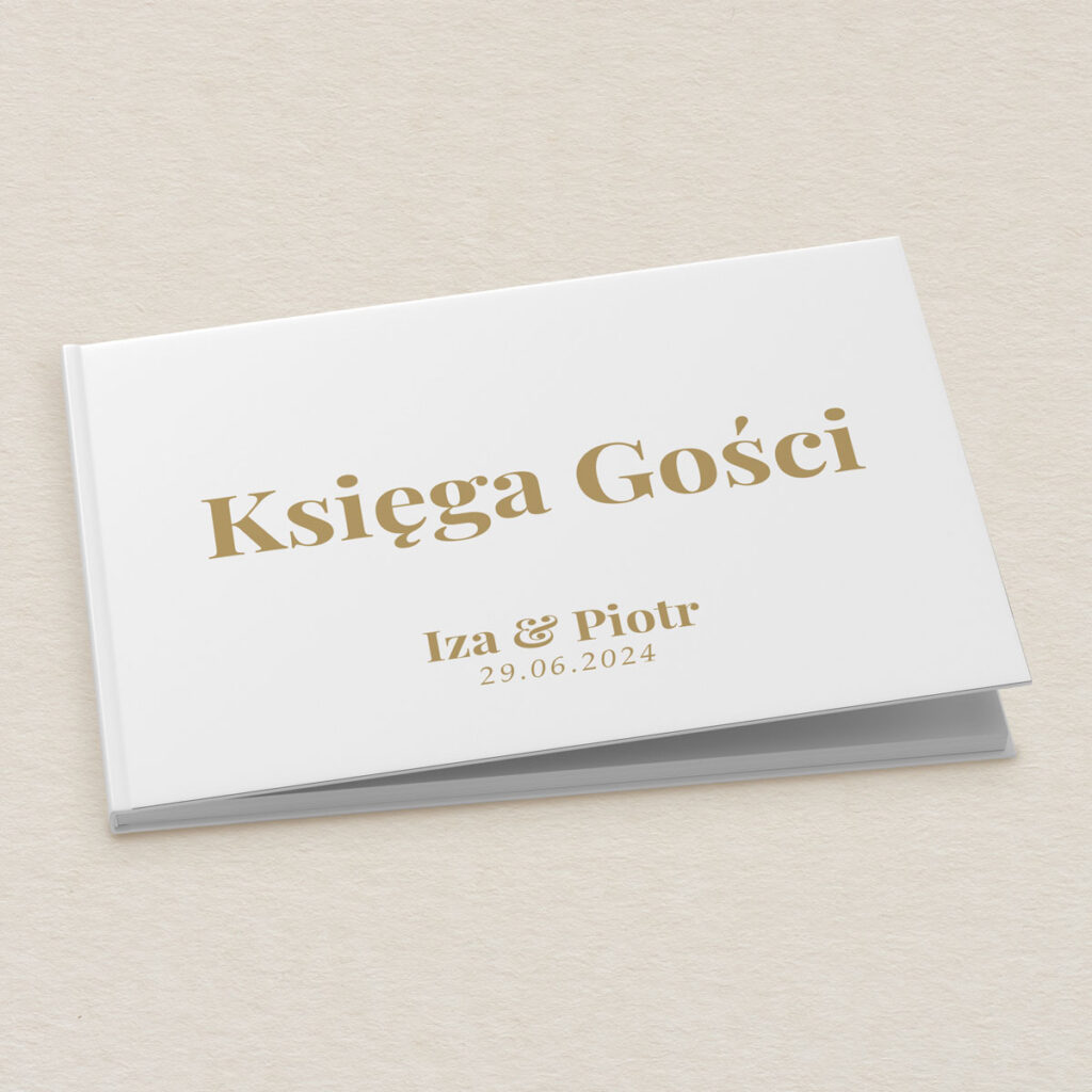 Księga gości do zaproszeń Fantazyjne ze zdjęciem wzór 1