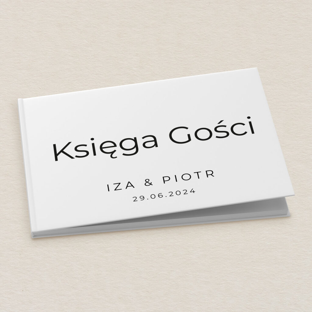 Księga gości do zaproszeń Fantazyjne ze zdjęciem wzór 2