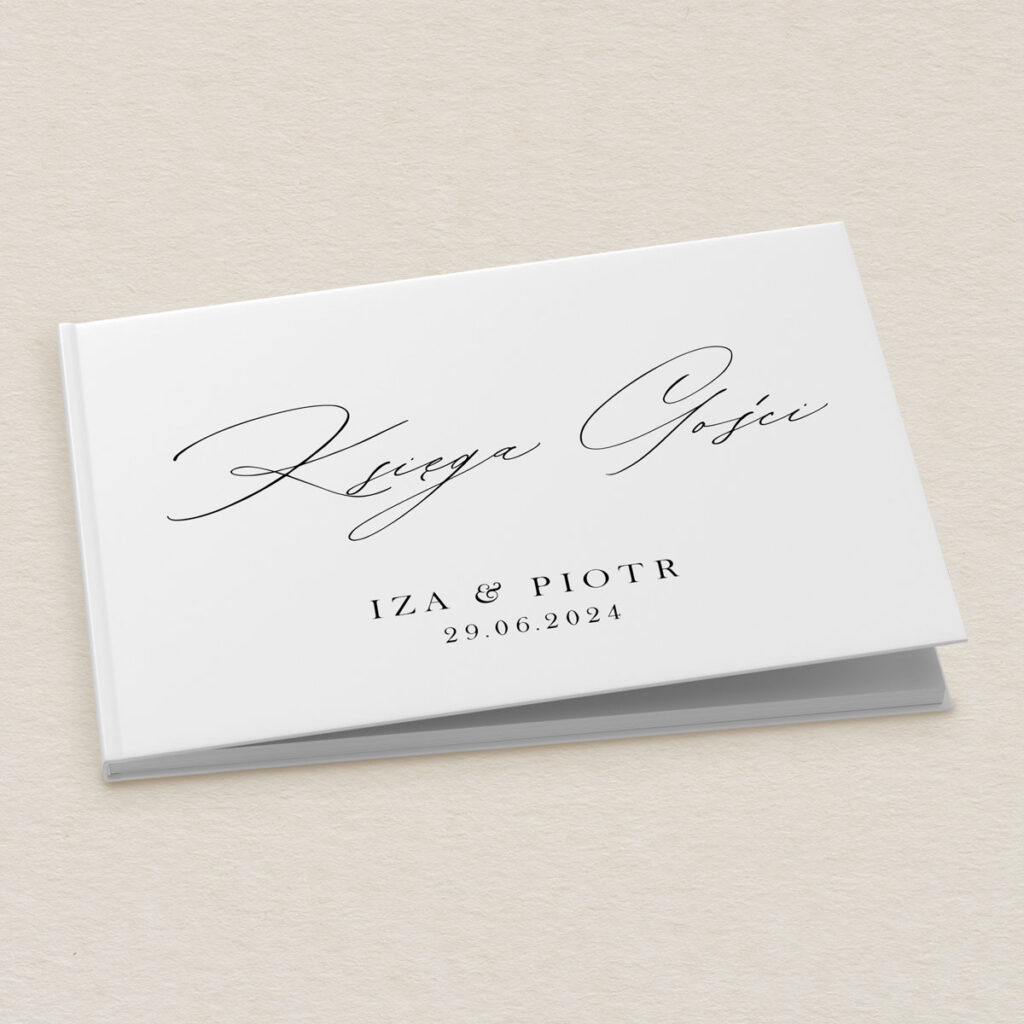 Księga gości do zaproszeń Fantazyjne ze zdjęciem wzór 3