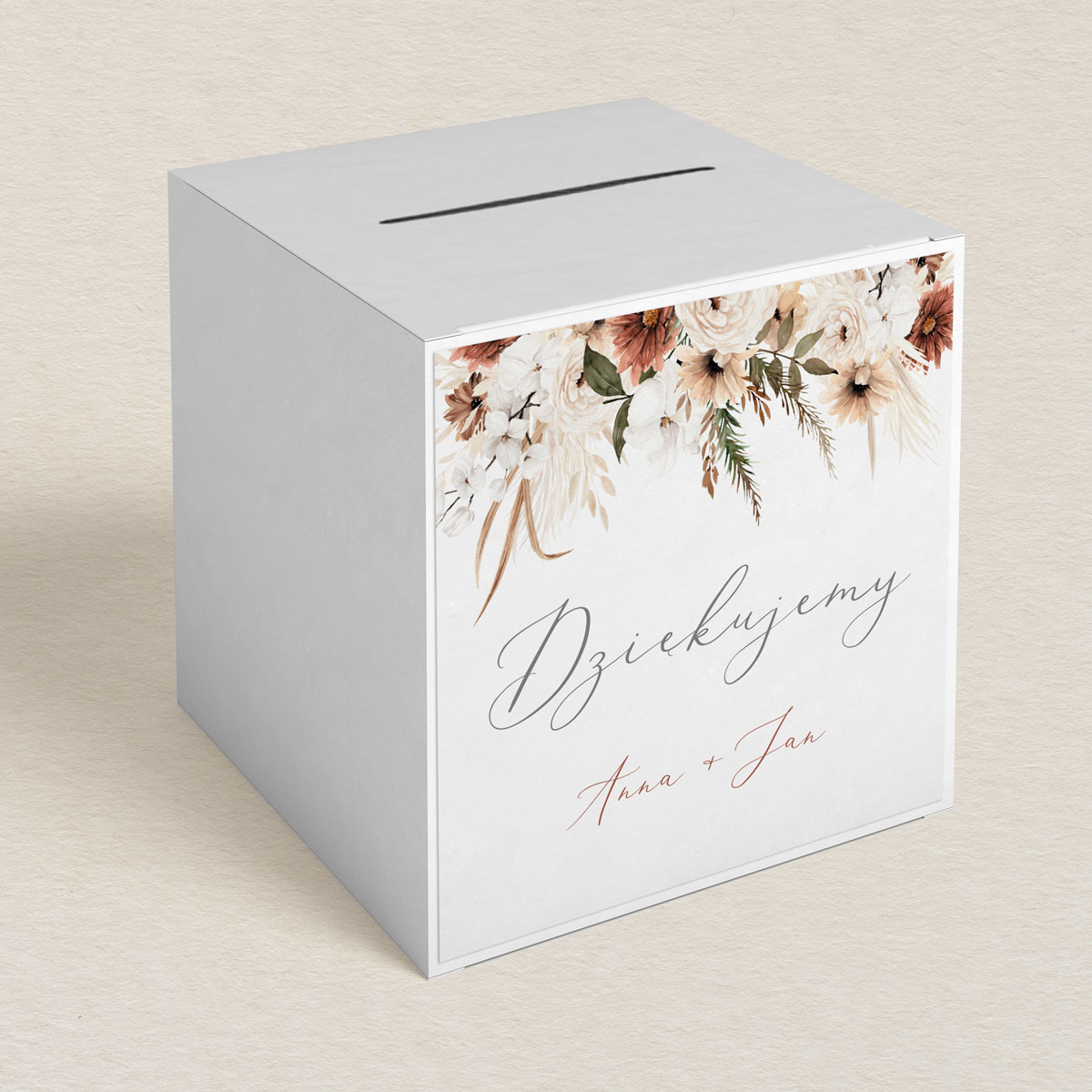 personalizowane-pudelko-na-koperty-do-zaproszen-rustykalne-polne-kwiaty-wzor-3