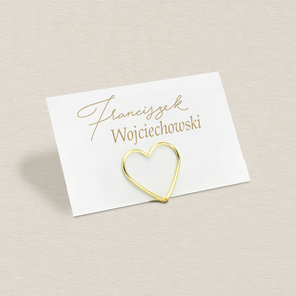 Winietka na stojaku do zaproszeń Glamour ze zdjęciem wzór 1