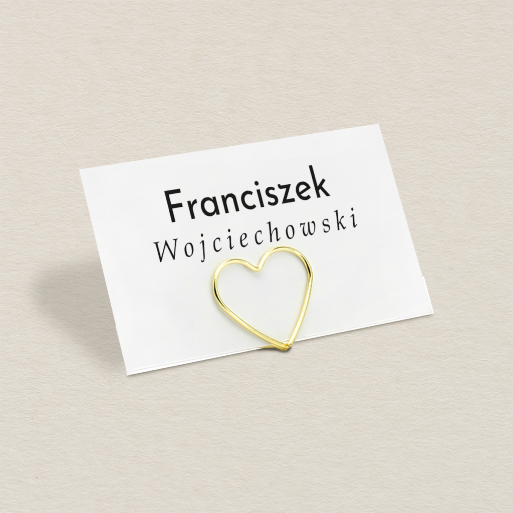 Winietka na stojaku do zaproszeń Glamour ze zdjęciem wzór 2