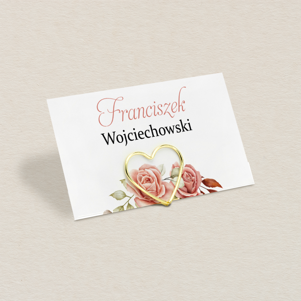 Winietka na stojaku do zaproszeń Glamour ze zdjęciem wzór 4