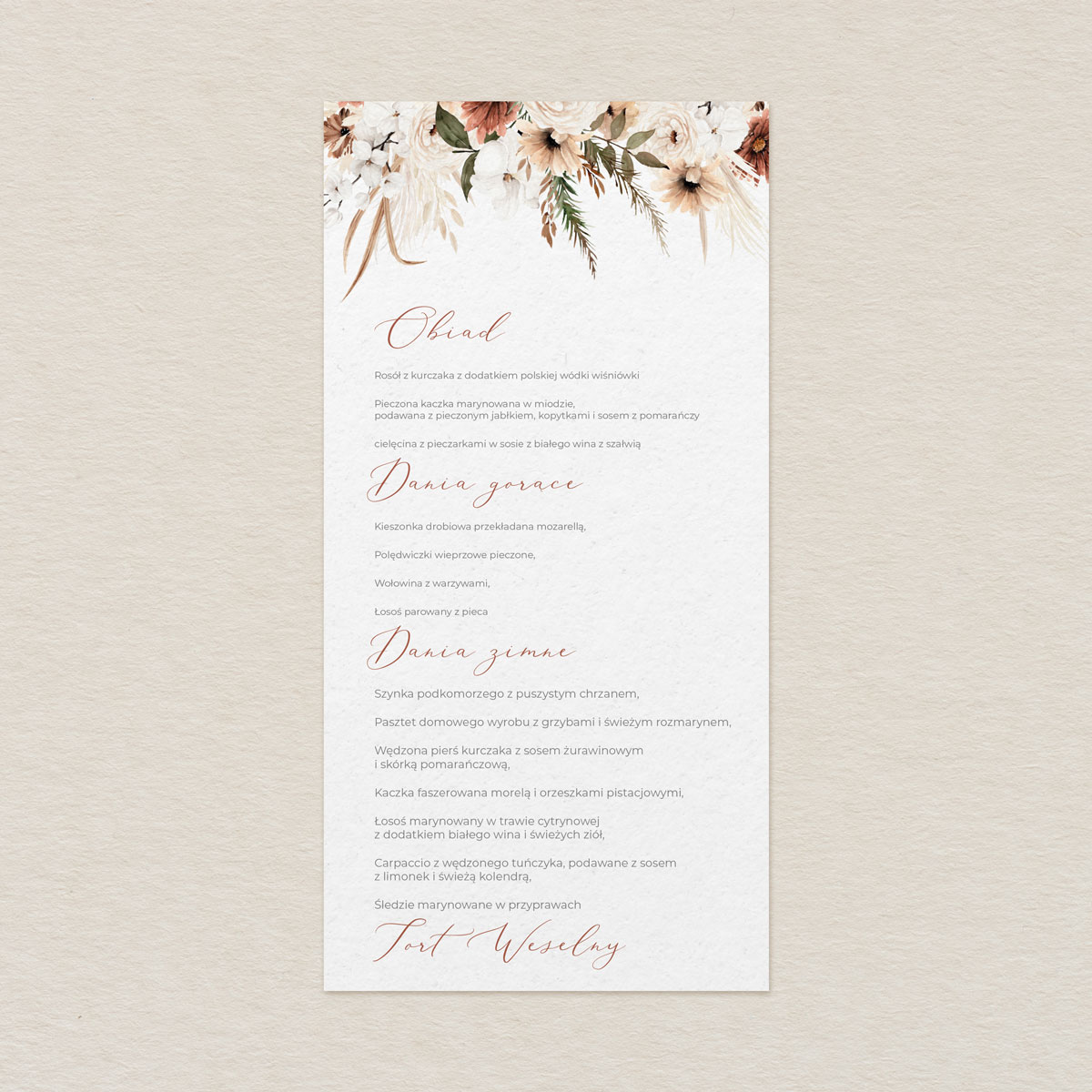 personalizowane-menu-do-zaproszen-rustykalne-polne-kwiaty-wzor-3