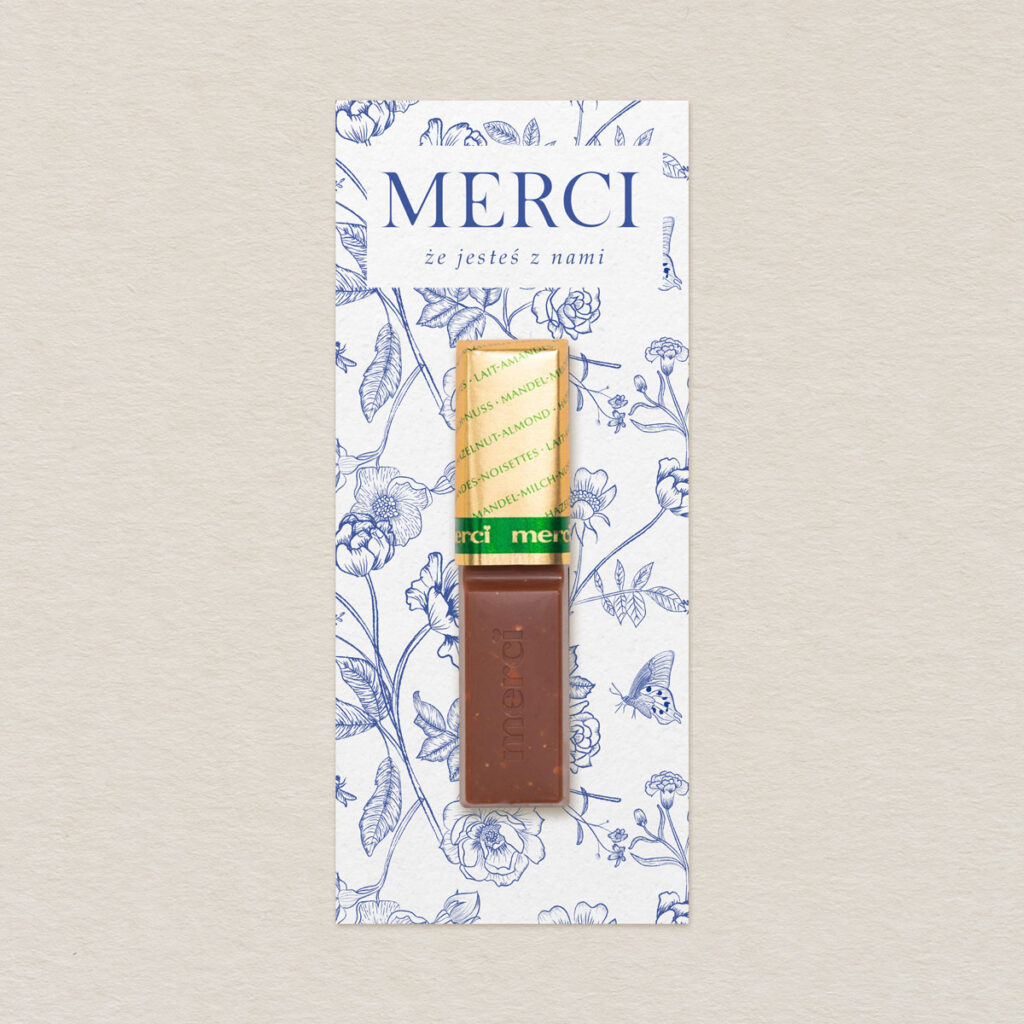 Merci do zaproszeń eleganckie Barokowe