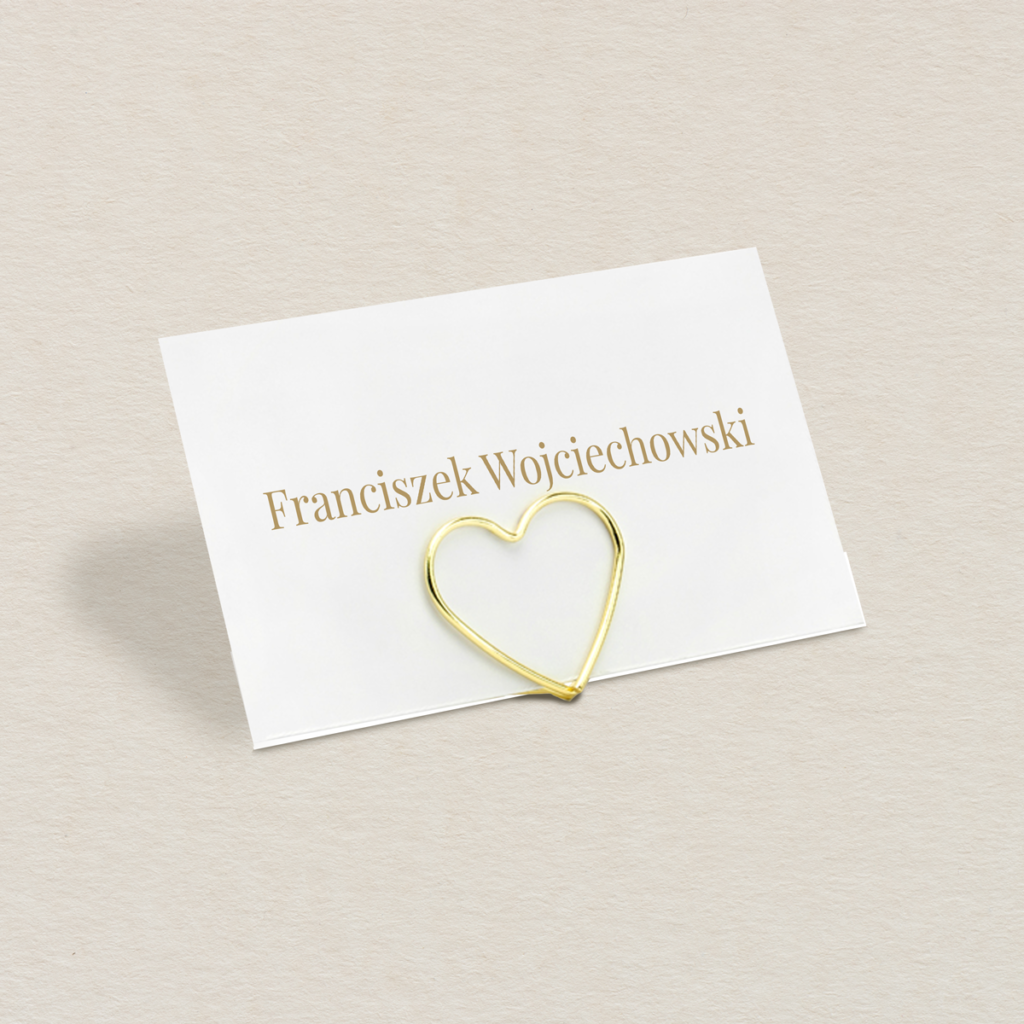 Winietka na stojaku do zaproszeń Fantazyjne ze zdjęciem wzór 1