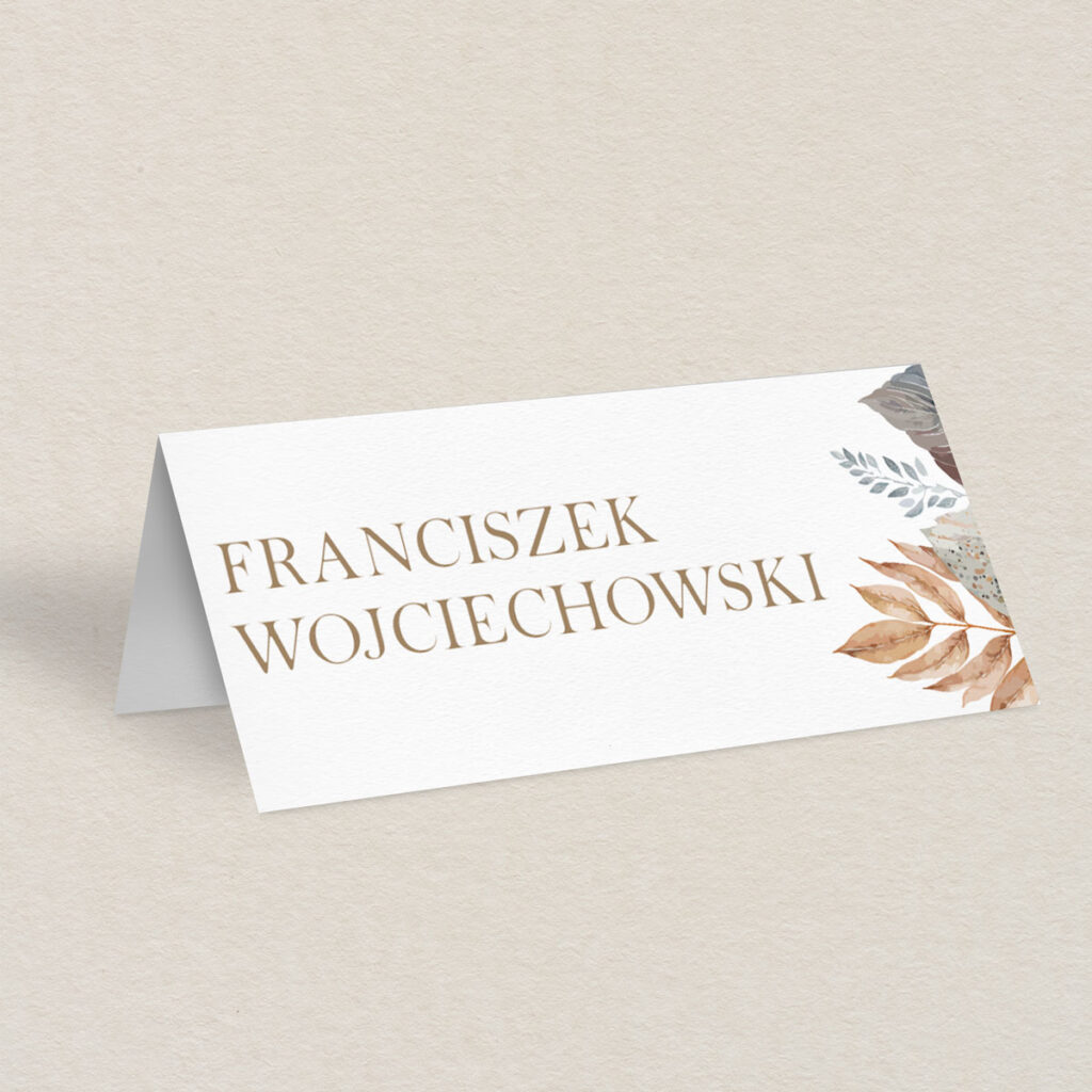 winietki ślubne klasyczne rustykalne polne kwiaty