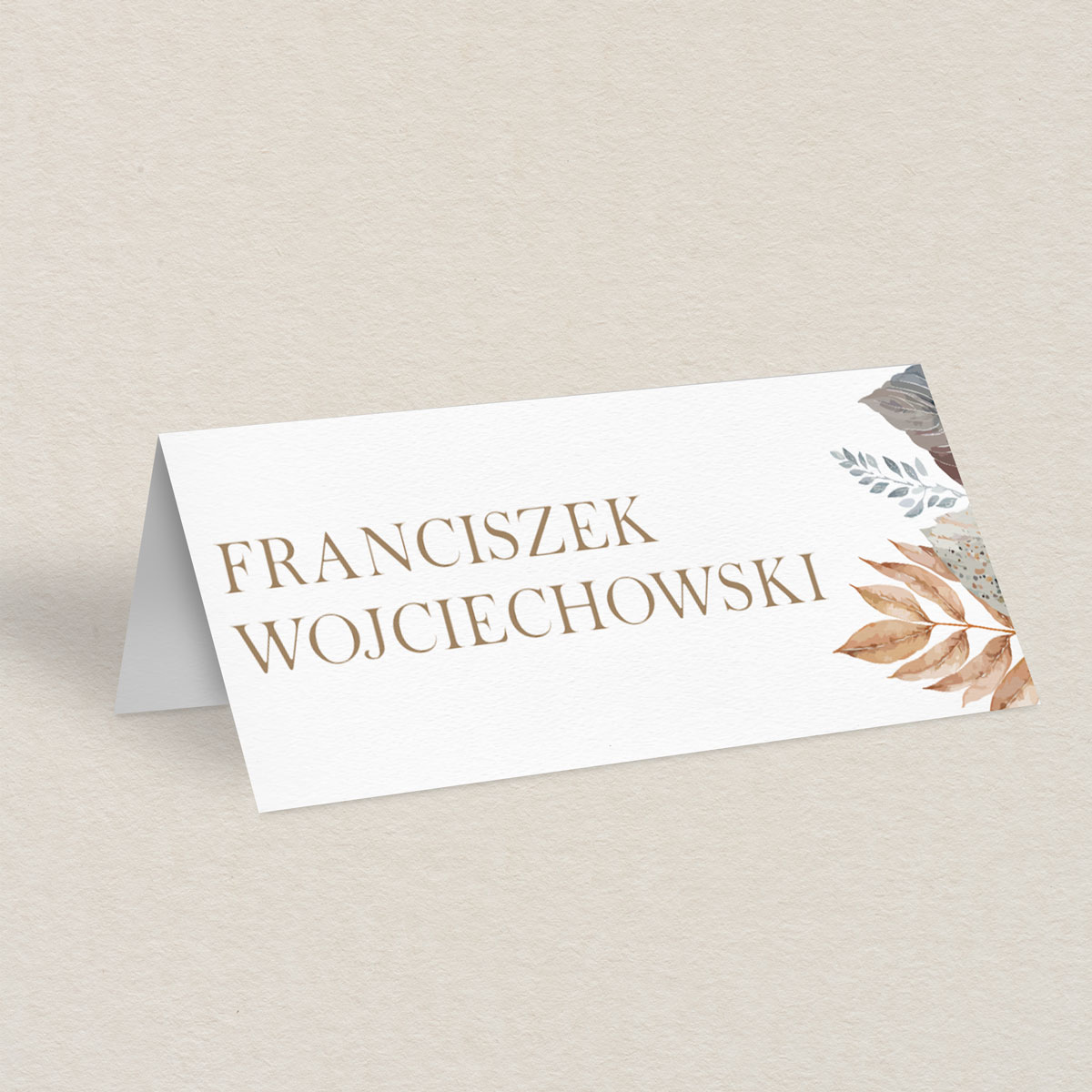 winietki ślubne klasyczne rustykalne polne kwiaty