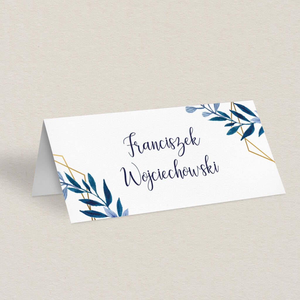 Winietka ślubna do zaproszeń Klasyczne z kwiatami wzór 2