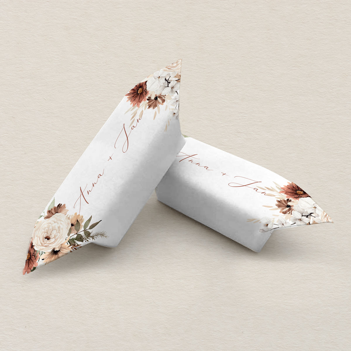 krówki rustykalne polne kwiaty