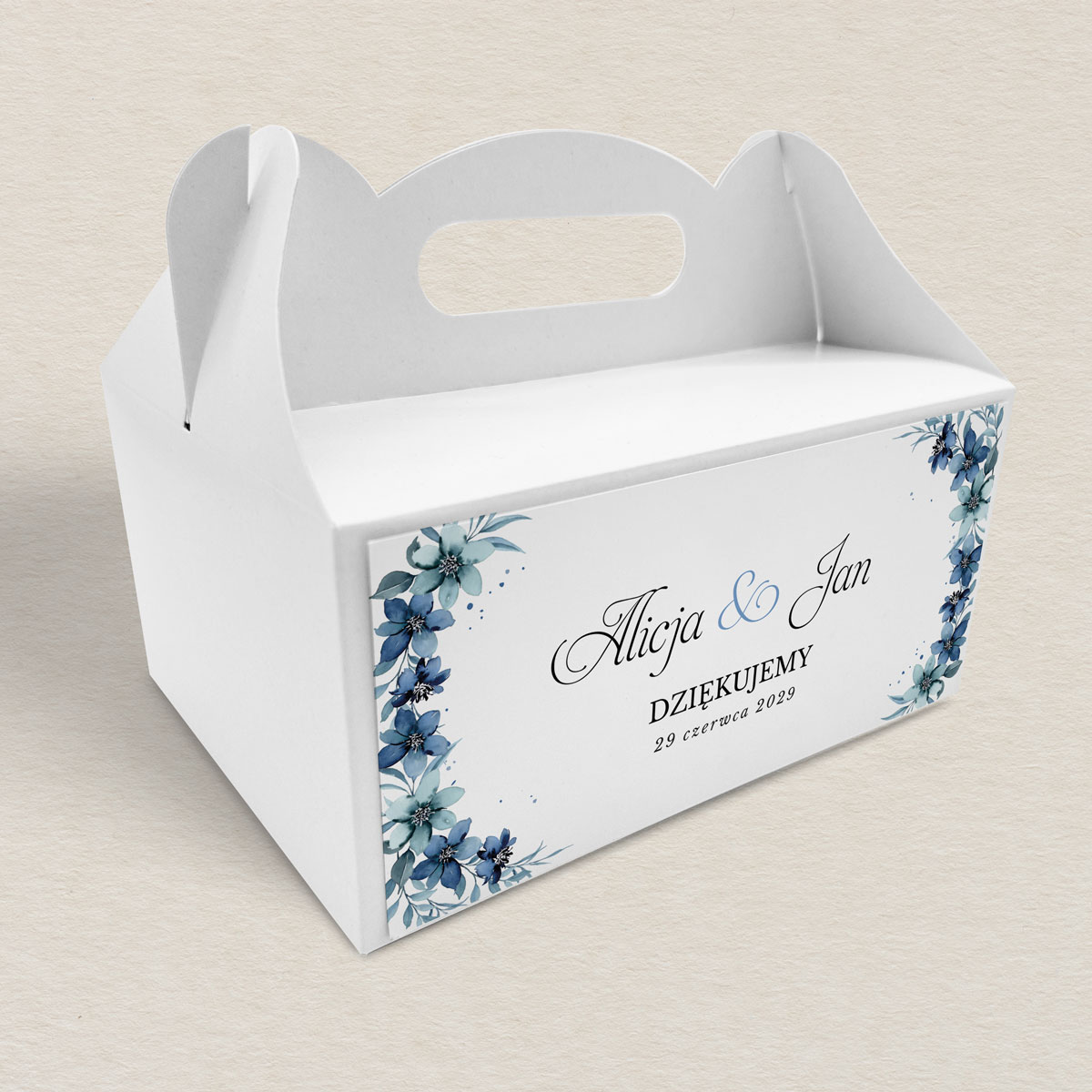 pudelko-na-ciasto-do-zaproszen-kwiecisty-bukiet-wzor-5