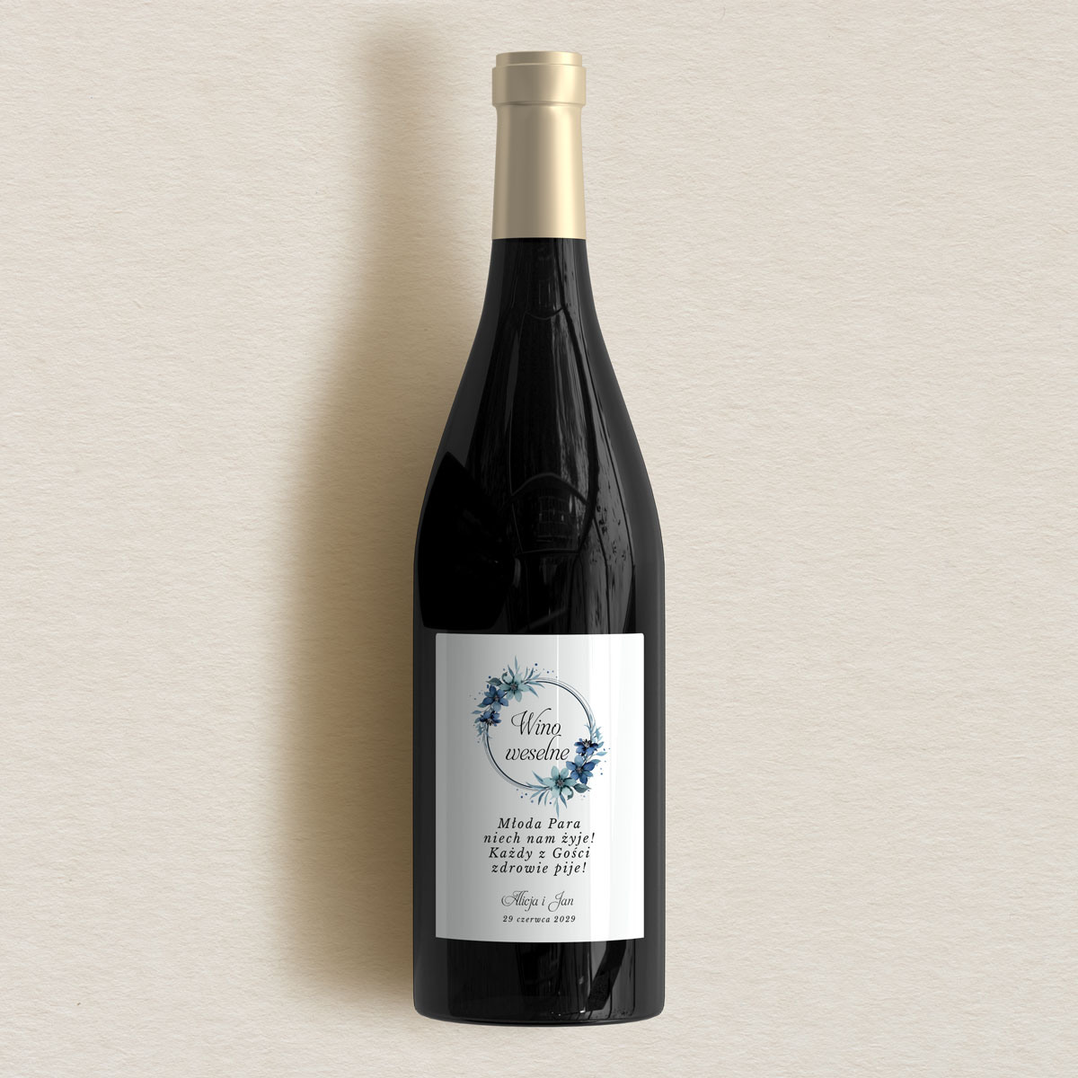 naklejka-na-alkohol-do-zaproszen-kwiecisty-bukiet-wzor-5