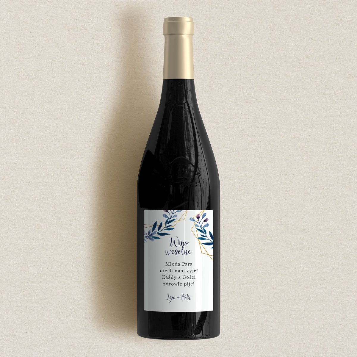 naklejka-na-alkohol-do-zaproszen-klasyczne-z-kwiatami-wzor-2