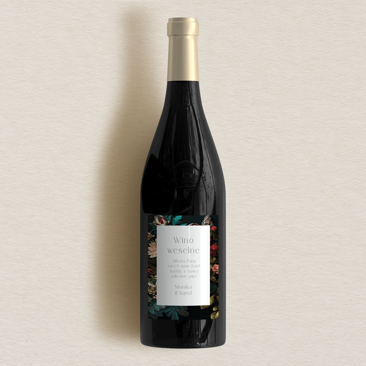 naklejka-na-alkohol-do-zaproszen-eleganckie-lesne-wzor-1