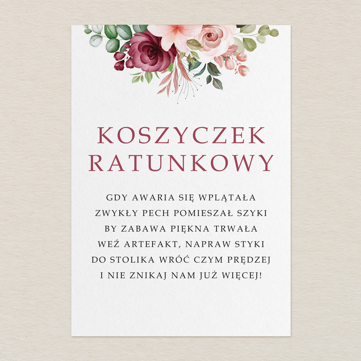 karta-koszyczek-ratunkowy-do-zaproszen-k4-z-kwiatami-wzor-7