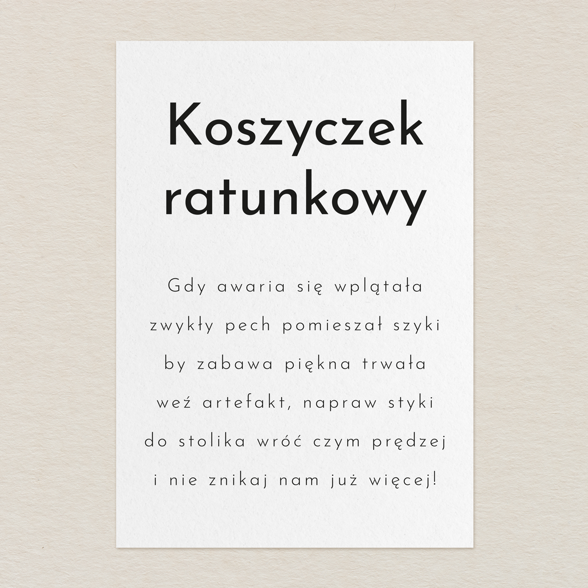 karta-koszyczek-ratunkowy-do-zaproszen-k4-ze-zdjeciem-wzor-2