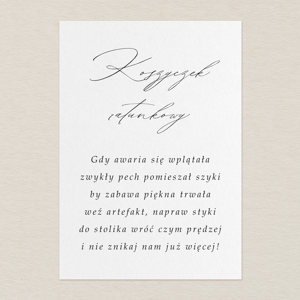 karta-koszyczek-ratunkowy-do-zaproszen-k4-ze-zdjeciem-wzor-3