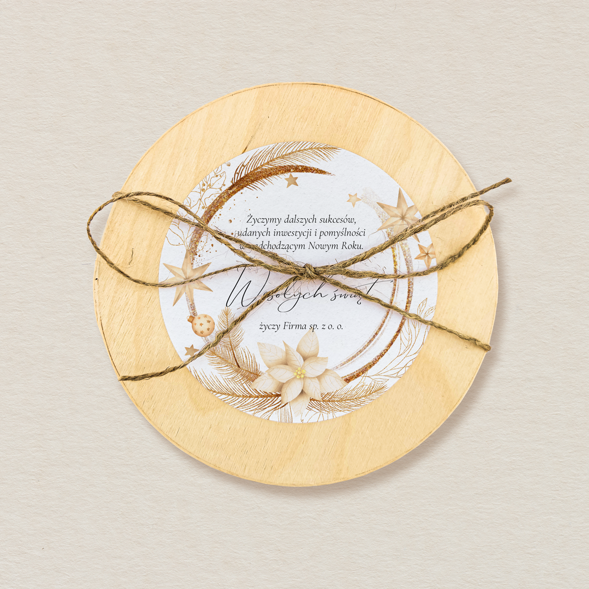 Święta - Krówki w pudełku z łuby wzór 1