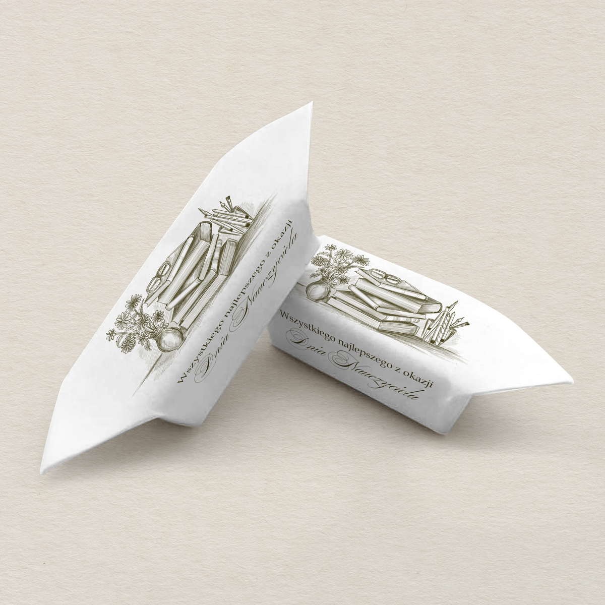 Krówki na Dzień Nauczyciela - Książki w sepii