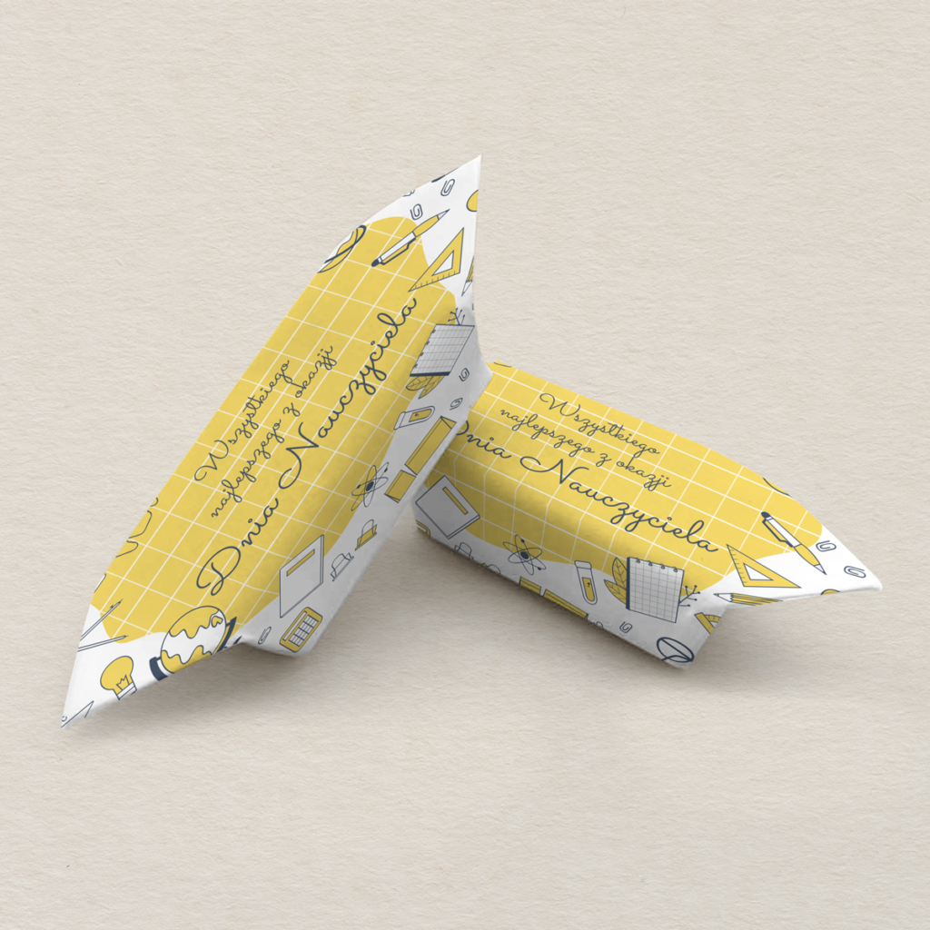 Krówki na Dzień Nauczyciela - Żółta tablica