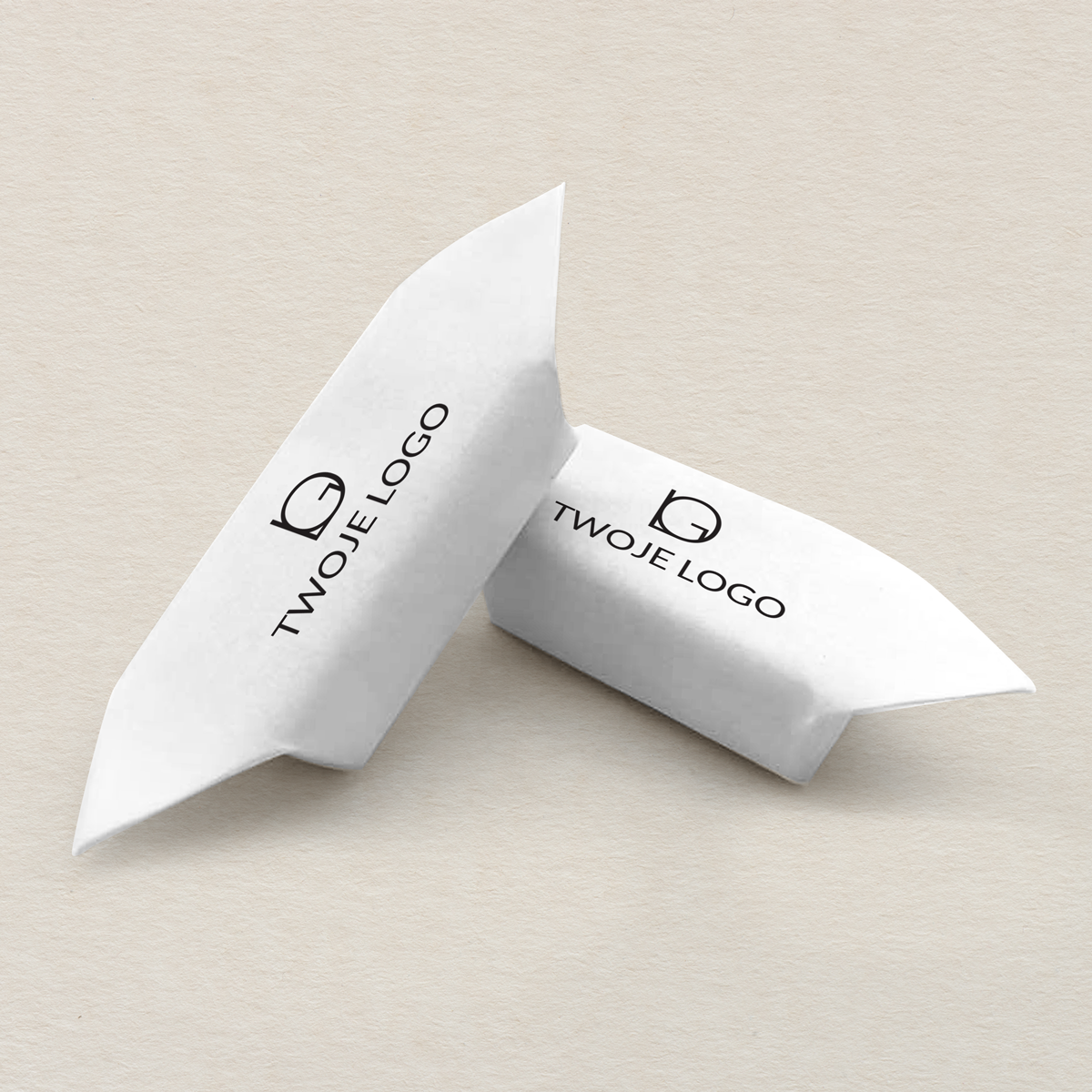 Krówki firmowe - biała