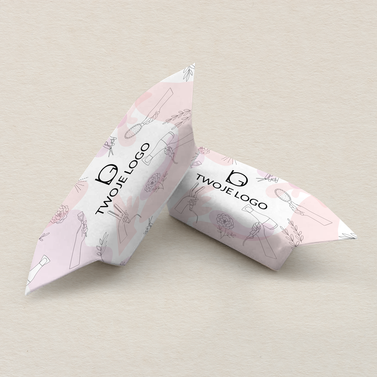 Krówki firmowe - fryzjer