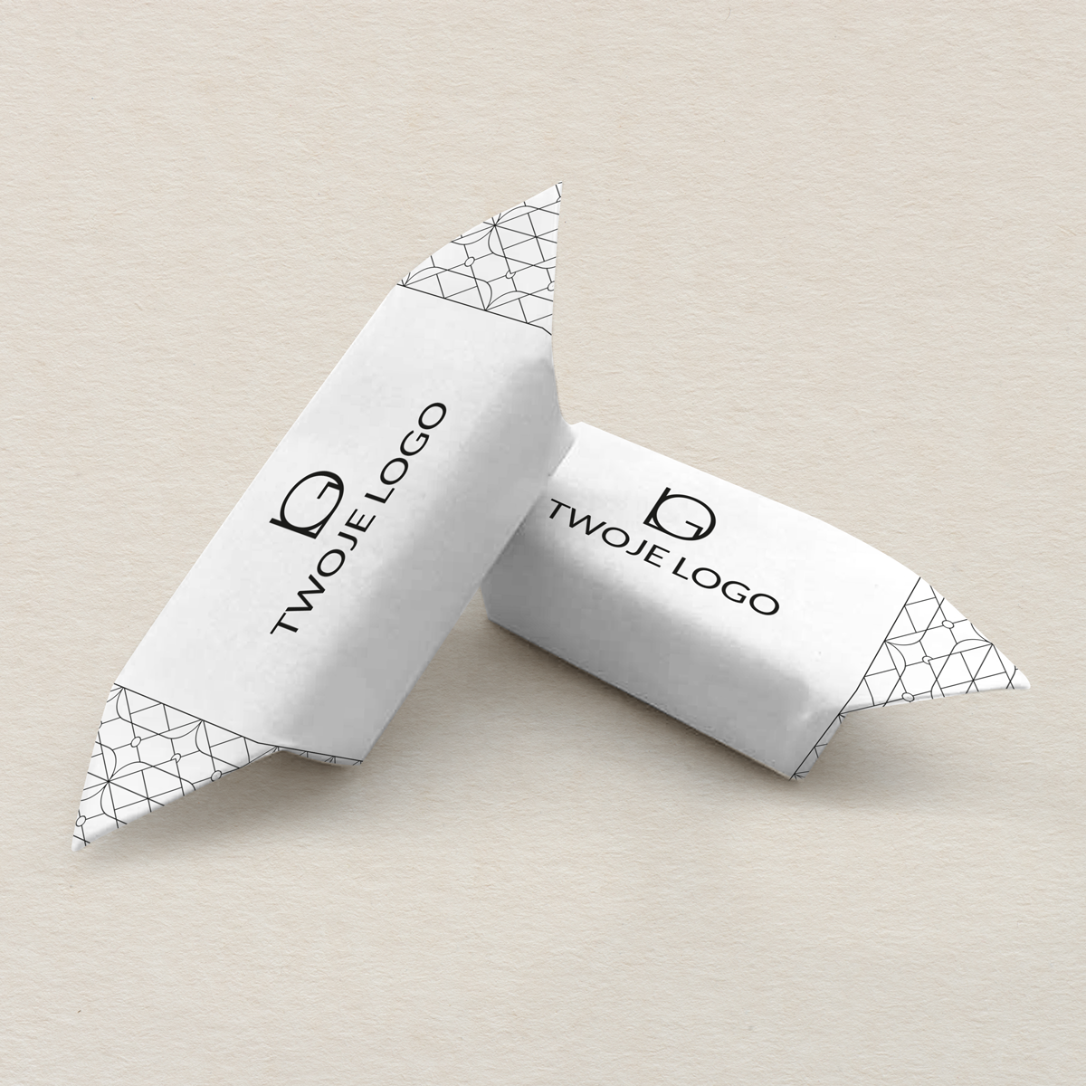 Krówki firmowe - geometryczna 1