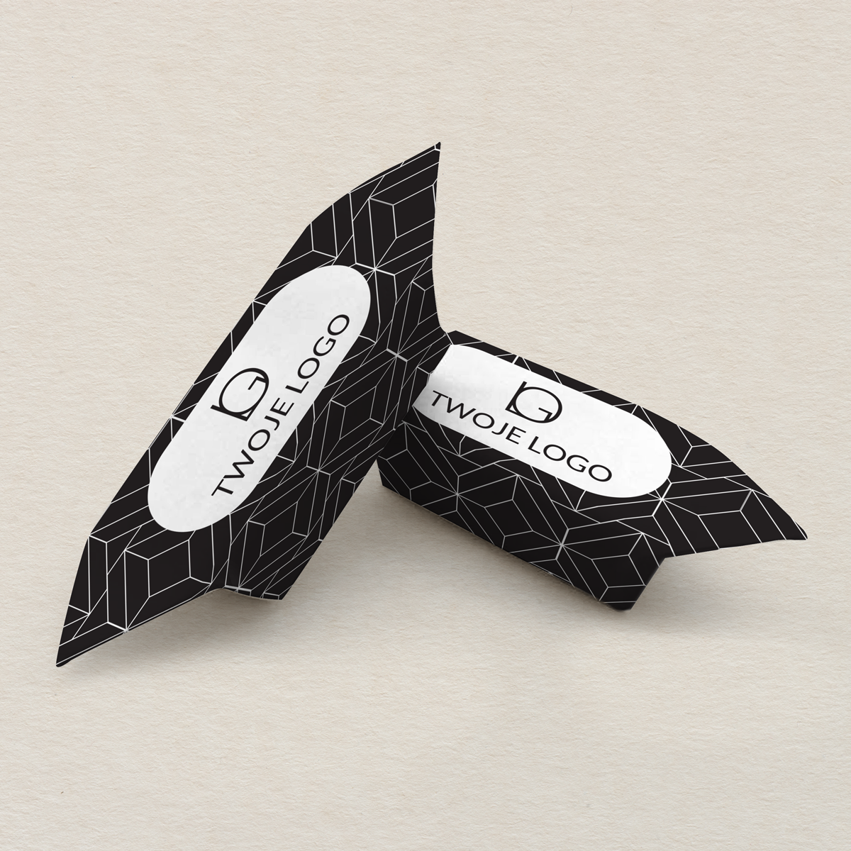 Krówki firmowe - geometryczna 4