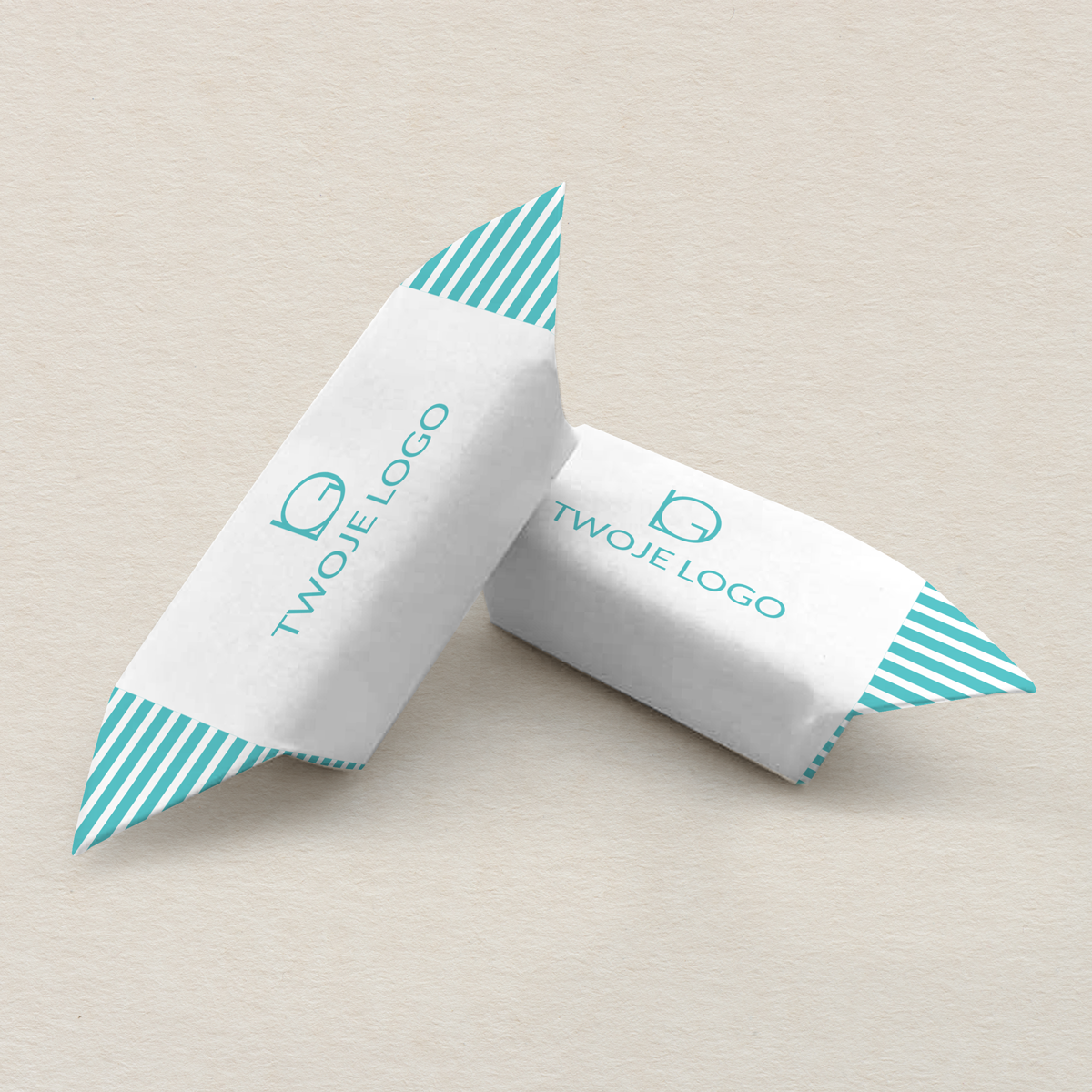 Krówki firmowe - paski