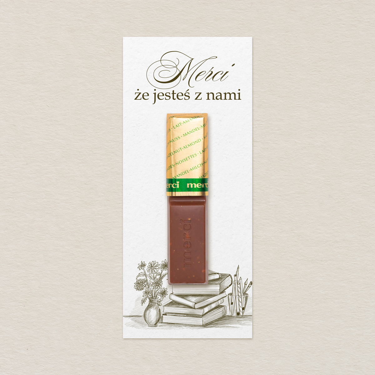 Merci Dla Nauczyciela - Książki w sepii