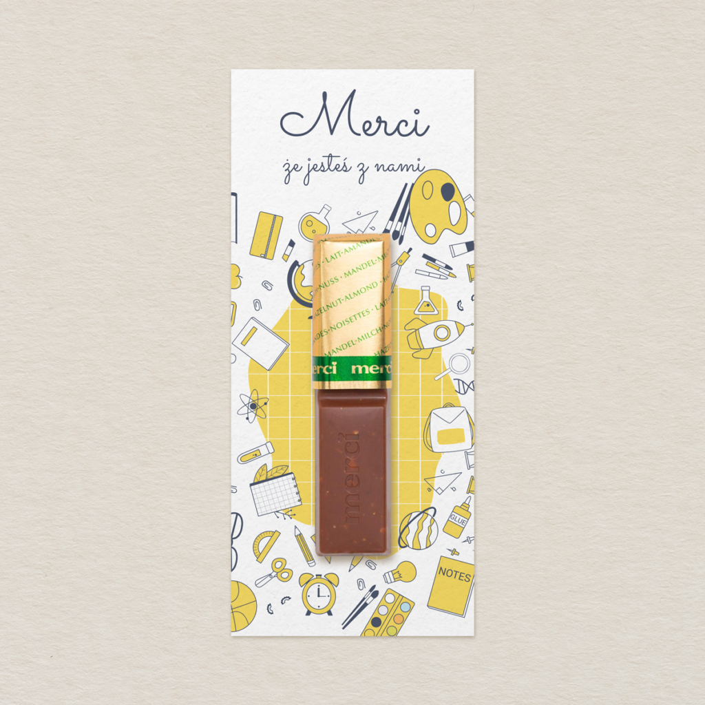 Merci Dla Nauczyciela - Żółta tablica