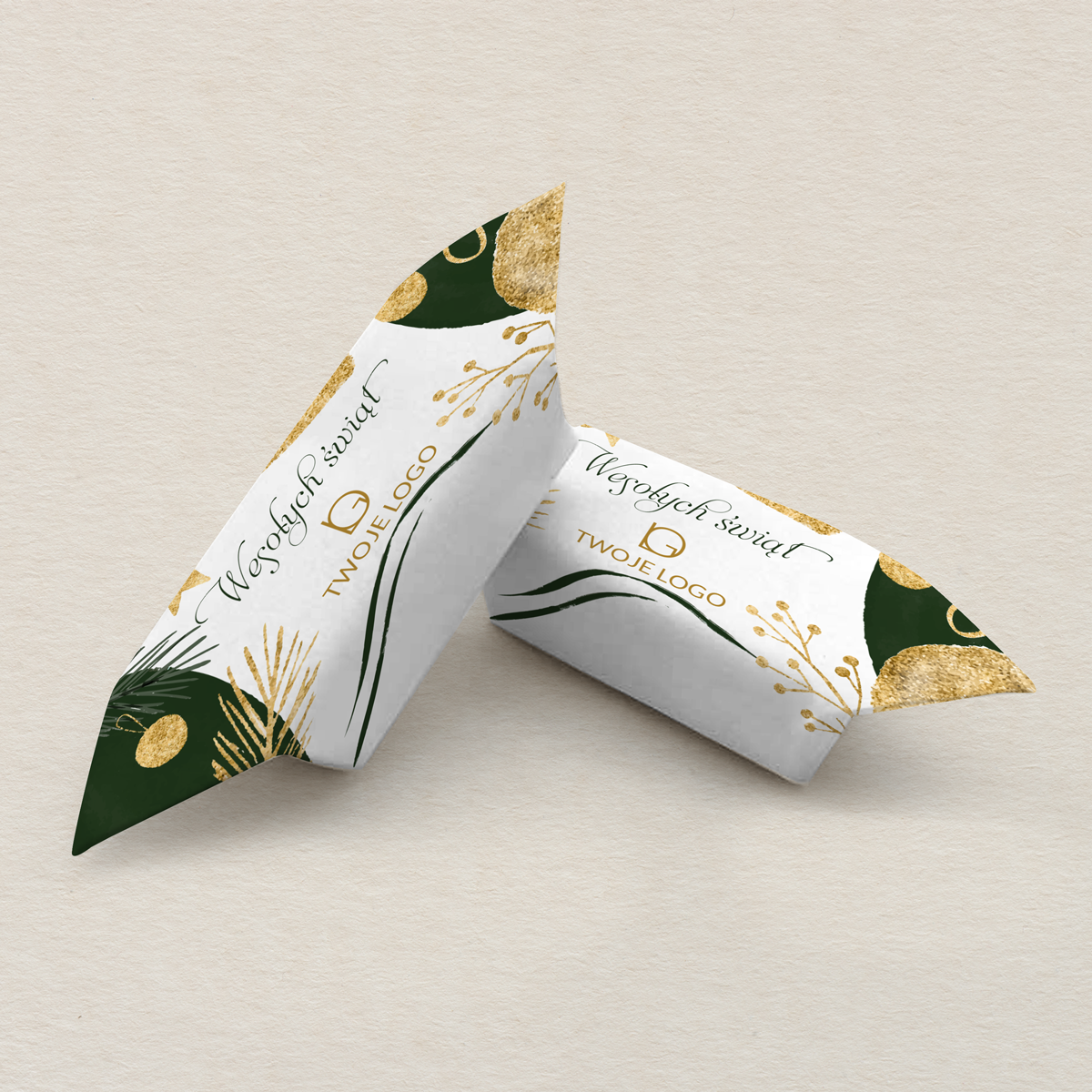 krowki-firmowe-swiateczne-zielen-ze-zlotem