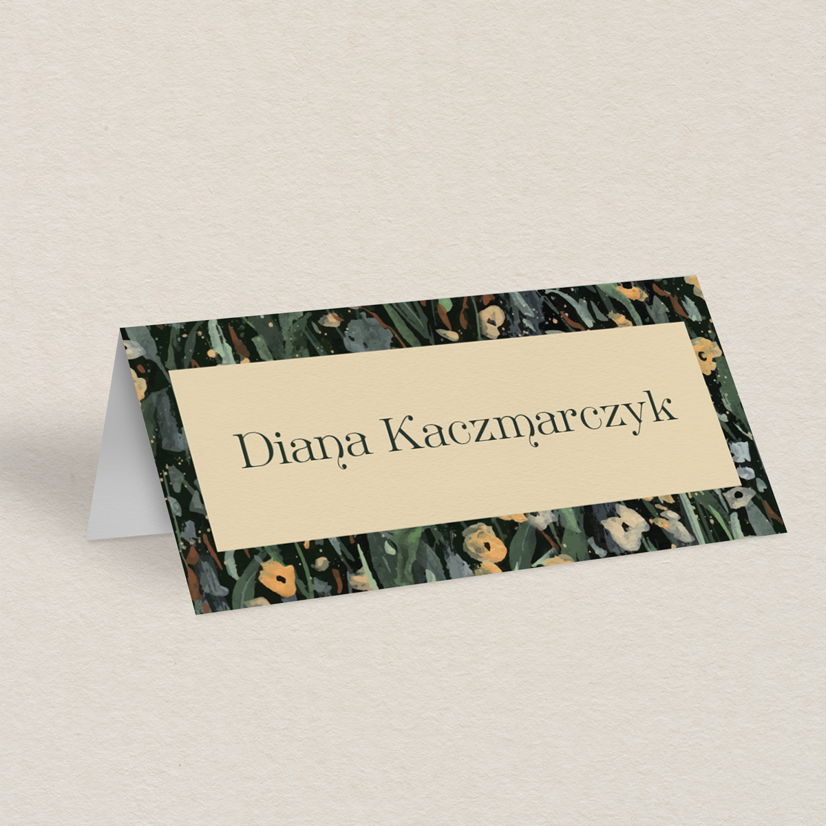 Winietka studniówkowa - Malowane kwiaty