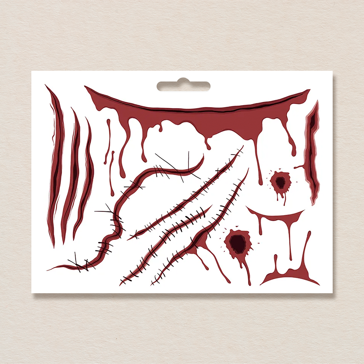 Tatuaże zmywalne Blizny