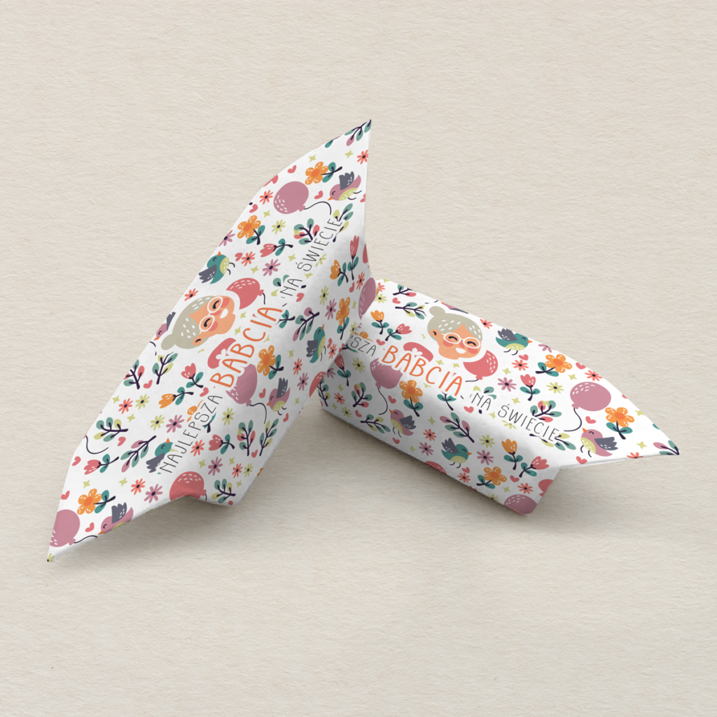 Krówki dzień babci - portret babci