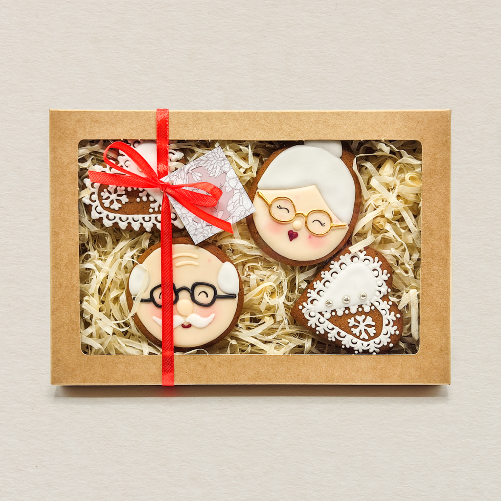 Dzień babci i dziadka - Pierniczki w ozdobnym pudełku