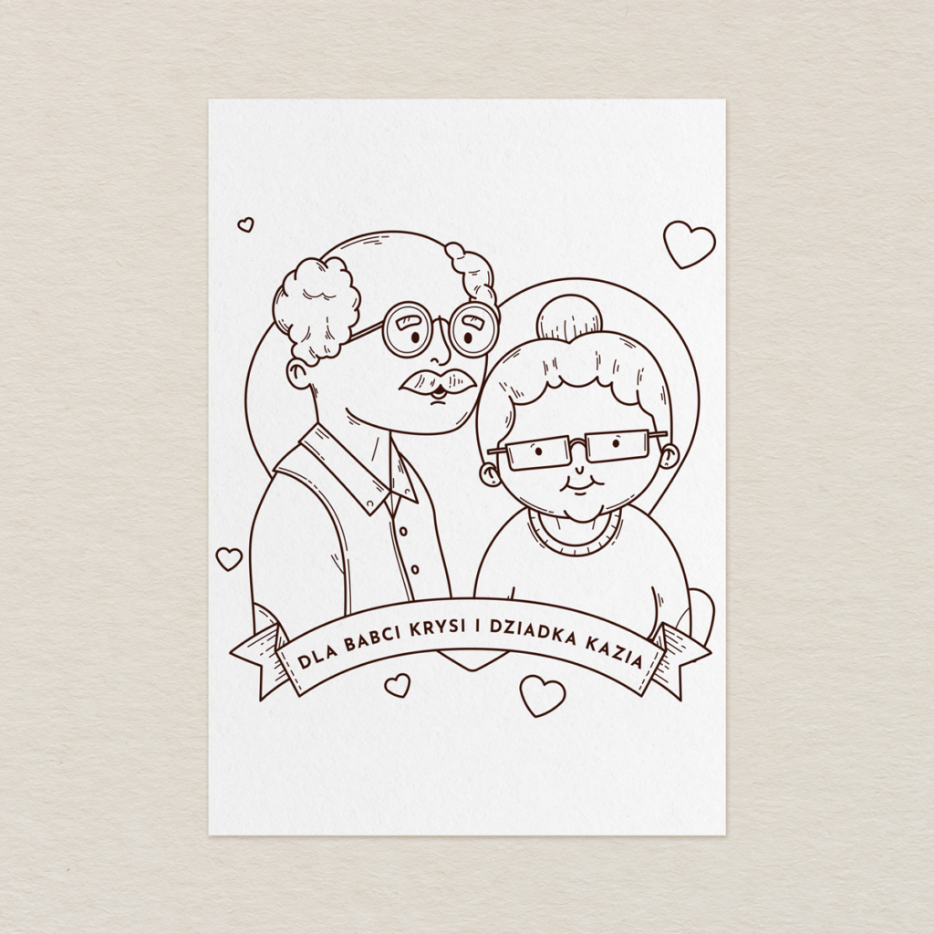 Laurka do kolorowania wzór 4