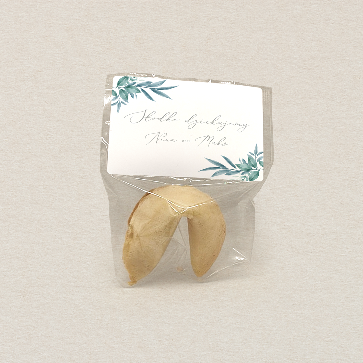 ciasteczko-z-wrozba-minimalistyczne-zielone-galazki-wzor-2