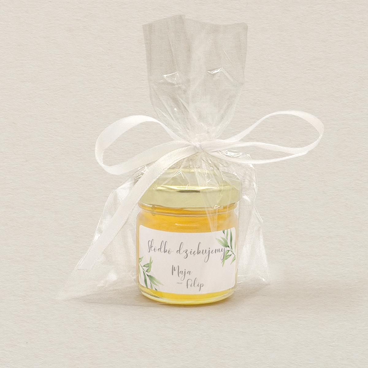 miodek-podziekowanie-dla-gosci-minimalistyczne-zielone-galazki-wzor-1