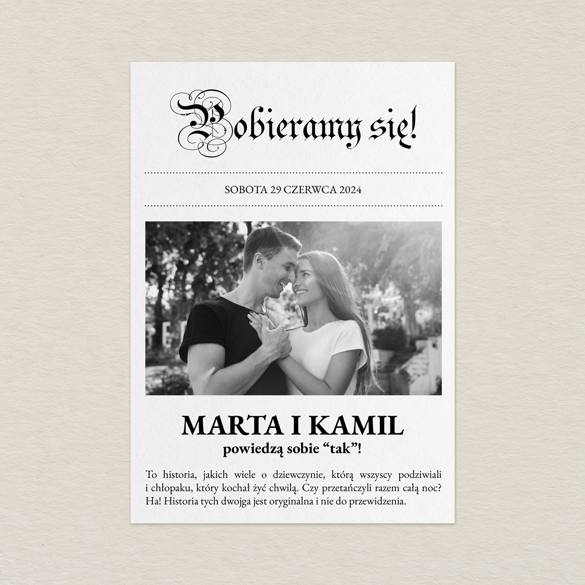 zaproszenie-slubne-retro-gazeta