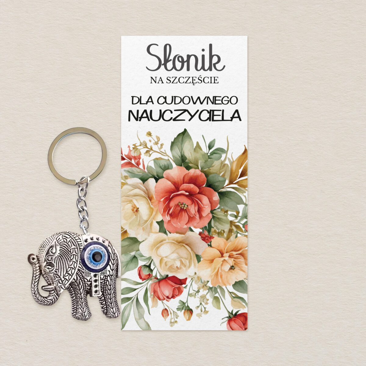 brelok-slonik-dla-nauczyciela-kwiatowy-usmiech