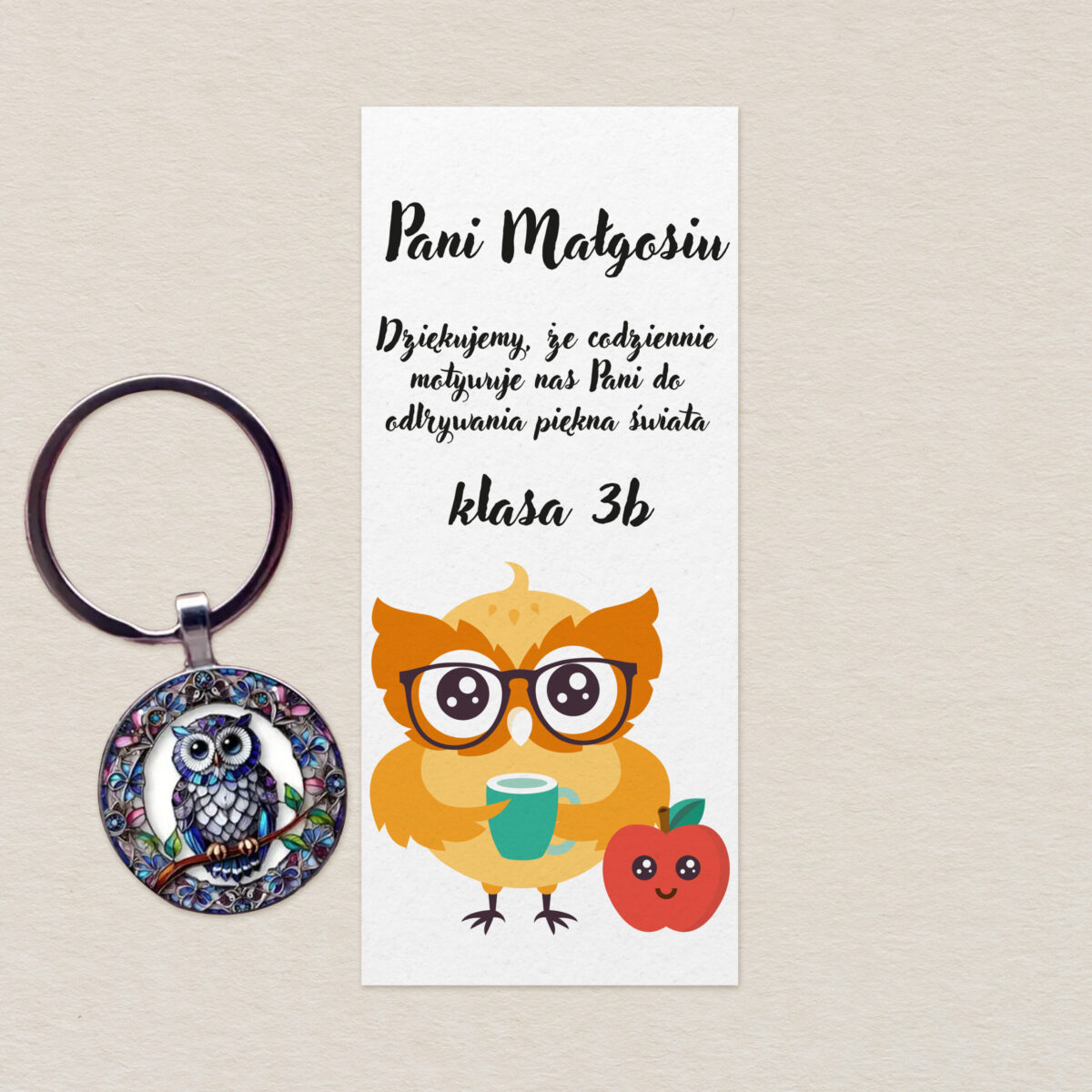 brelok-sowa-okragla-dla-nauczyciela-codzienna-motywacja