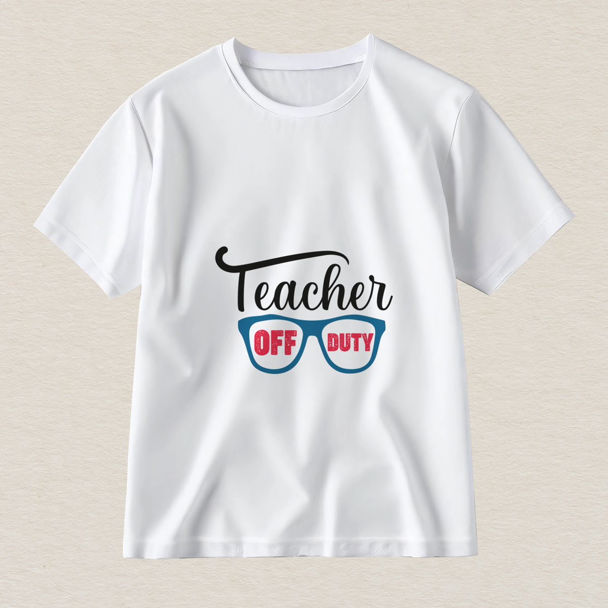 koszulka-dla-nauczyciela-teacher-off-duty-okulary