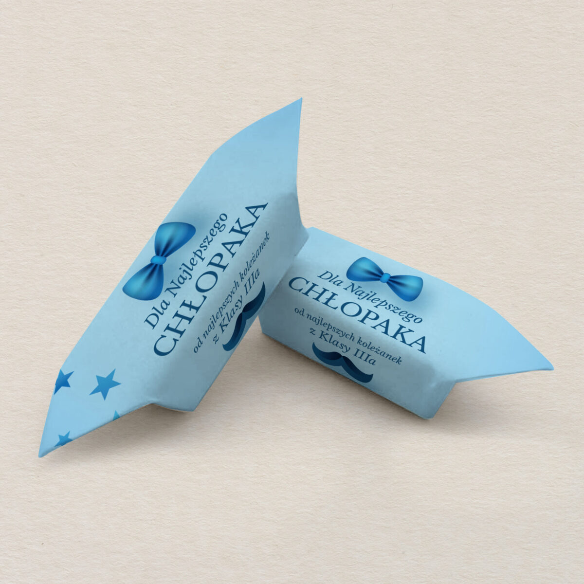 Krówki na Dzień Chłopaka - Niebieskie