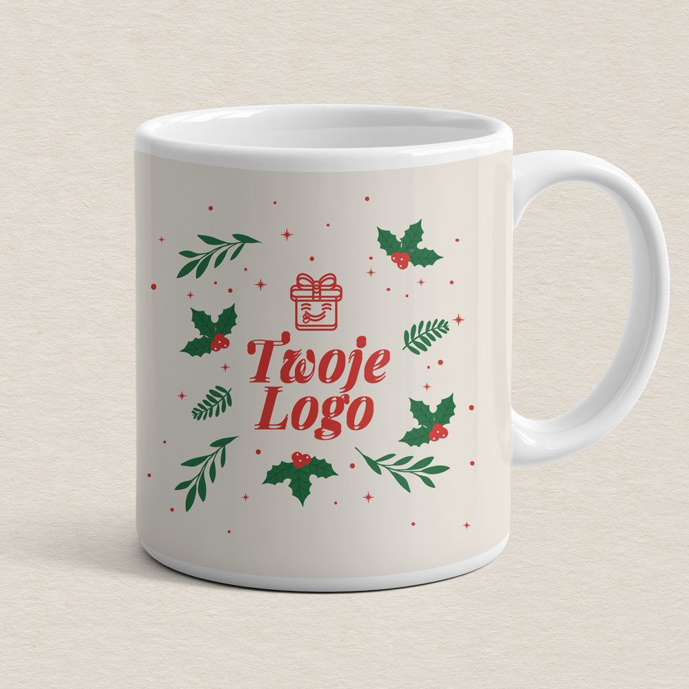 kubek-swiateczny-z-nadrukiem-zielone-ostrokrzewy