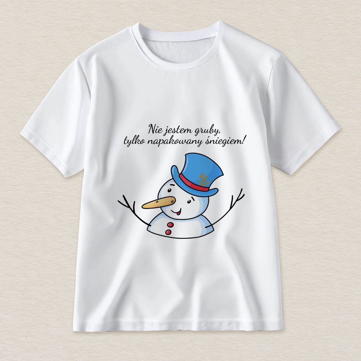 swiateczna-koszulka-z-humorem-nie-jestem-gruby