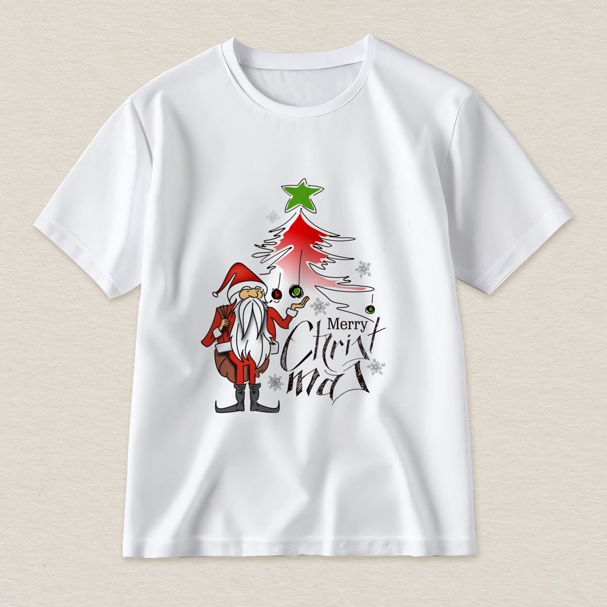 swiateczna-koszulka-z-humorem-mikolaj-z-magiczna-choinka