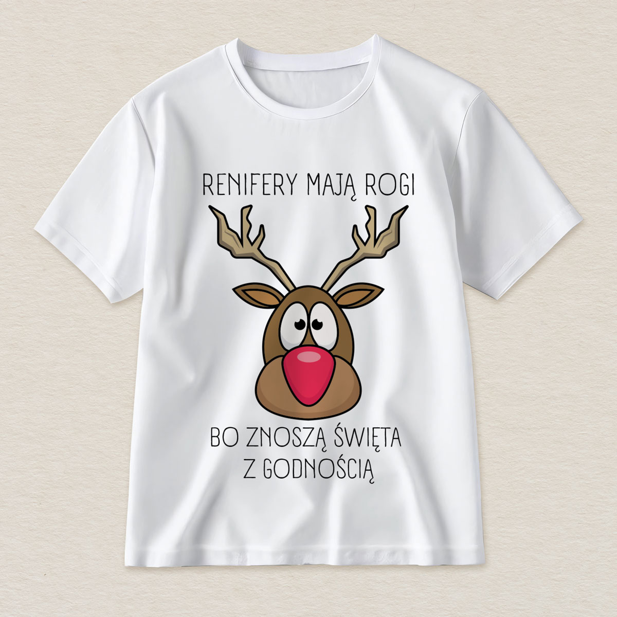 swiateczna-koszulka-z-humorem-renifer-z-godnoscia