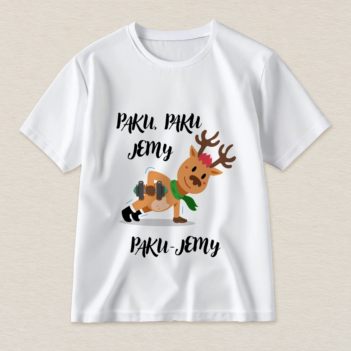 swiateczna-koszulka-z-humorem-renifer-paku-jemy